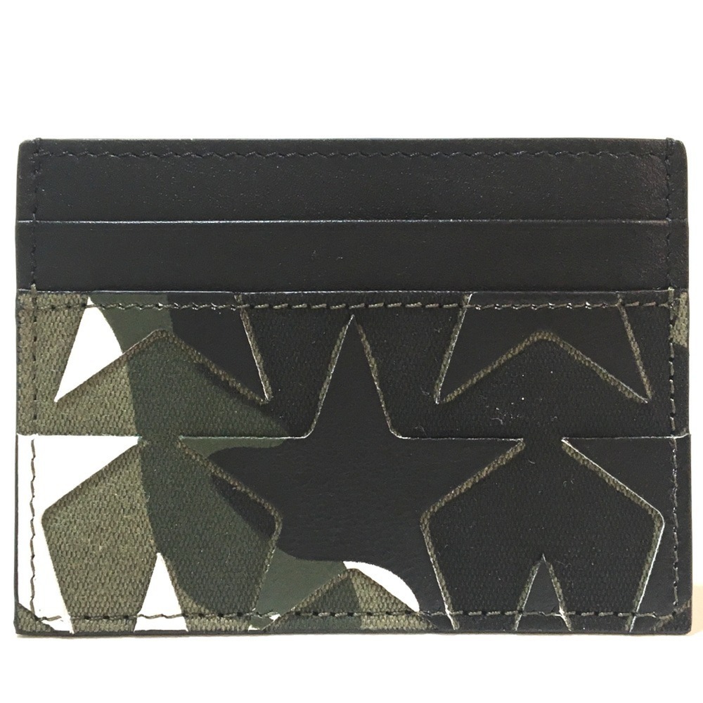 Valentino Garavani MY2P0448GAC Camouflage Pattern Men's Women's Business Card...